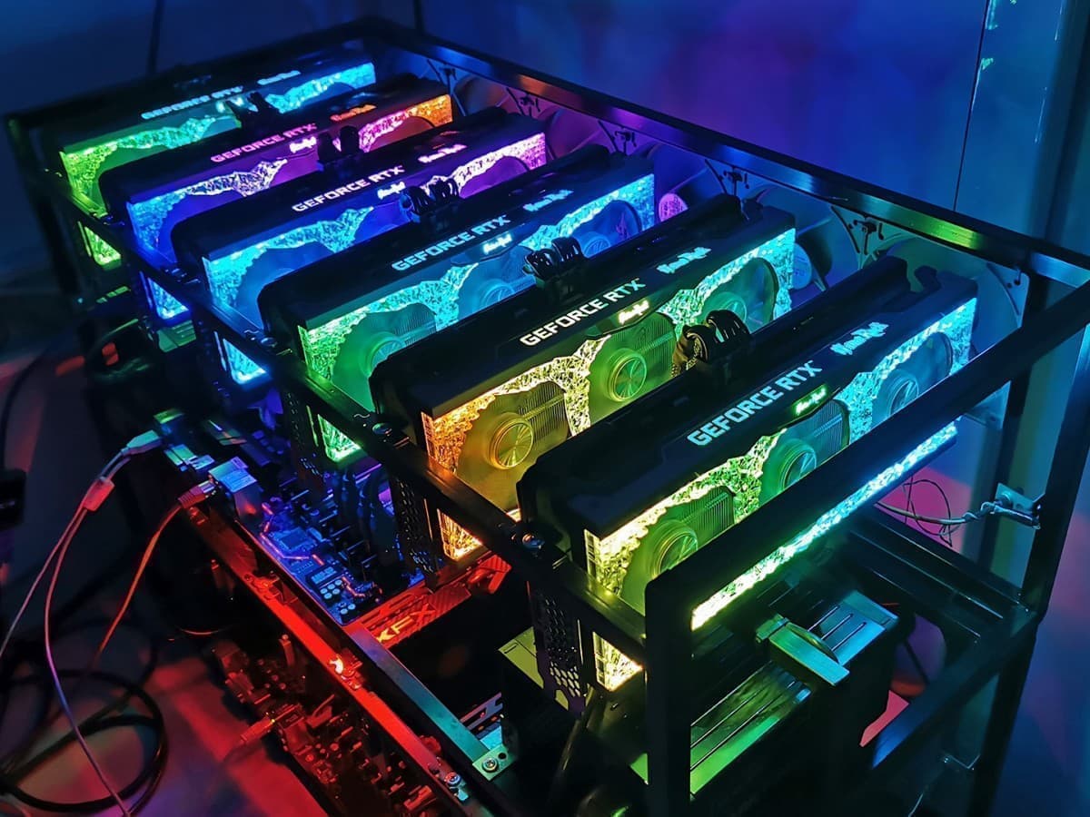 Founders Edition Bitcoin Mining Rig Rtx 3080 Rig Starter Crypto AMD 6x GPU  Dual Mining Rig