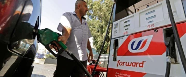 Gasoline station in Lebanon