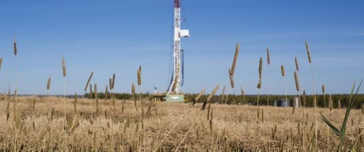 Encana rig in the field